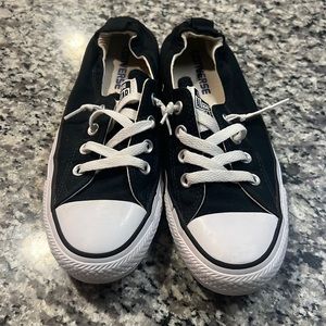Black Converse sneakers size 8